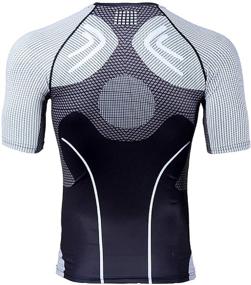 img 2 attached to 🎯 Iron Man Compression Printed Fitness Apparel for Men - T-Shirts & Tanks