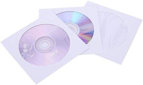 img 1 attached to 📦 Pacific Mailer - Heavy Weight CD DVD Envelope Sleeves with Window Cut Out and Flap, Premium Thick Paper [Pack of 1000, 120g]