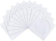 📦 pacific mailer - heavy weight cd dvd envelope sleeves with window cut out and flap, premium thick paper [pack of 1000, 120g] logo