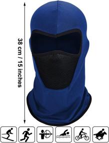 img 2 attached to 🎭 Sumind Men's Balaclava: Ultimate Protection for Outdoor Adventurers