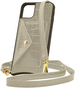 img 4 attached to 📱 Elevate Your Style with Jill Zarin's Exquisite Wallet Phone Case for iPhone 11 - Trendy, Shielding, and Space-Saving PU Leather Cover Case with Credit Card & Money Pocket Slot (Taupe)