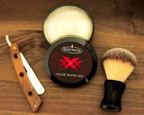 img 3 attached to 🪒 RazoRock XXX Italian Shaving Soap: Artisan Tallow Based Shave Cream Soap for Men - Rich, Creamy Lather and Classic Italian Barber Shop Scent - 5 Fl Ounces (150 ML)