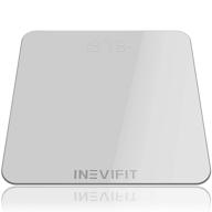 🔢 inevifit bathroom scale: highly accurate digital body weight scale, measures up to 400 lbs., includes batteries logo