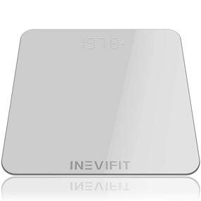 img 4 attached to 🔢 INEVIFIT Bathroom Scale: Highly Accurate Digital Body Weight Scale, Measures up to 400 lbs., Includes Batteries