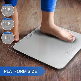 img 1 attached to 🔢 INEVIFIT Bathroom Scale: Highly Accurate Digital Body Weight Scale, Measures up to 400 lbs., Includes Batteries