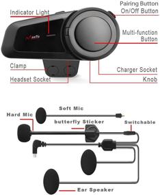 img 1 attached to Мотоцикл Bluetooth Maxto. Дальность связи 1000 метров.