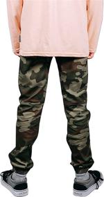 img 3 attached to Stay Comfortable and Active with Brooklyn Athletics Boys' Jogger Stretch Trousers