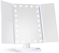 💄 enhanced trifold makeup mirror with touch control and illuminated features - ideal women's gift logo