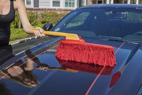 img 1 attached to 🚗 California Car Duster 62442: Ultimate Dust-free Precision with Wooden Handle