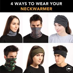 img 1 attached to 🧣 Борцовка для шеи из флиса для женщин от Tough Headwear - неотъемлемый зимний аксессуар