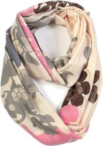 img 3 attached to 🎨 Scarfand's Colorful Artistic Painting & Graphic Print Infinity Fashion Scarf