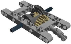 img 1 attached to LEGO Technic DIFFERENTIAL Chassis Crawler