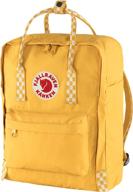 fjallraven classic backpack everyday ochre chess logo