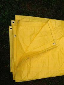 img 1 attached to High Visibility Yellow Tarp 6X20