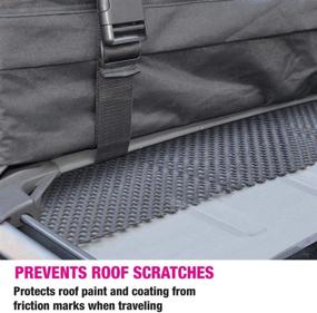 img 2 attached to BDK Anti-Slip Rooftop Cargo Mat - Protective Liner for Roof Cargo Bags - Non-Adhesive Rubber Grip with Scratch-Proof Cushioned Layer (RM-001)