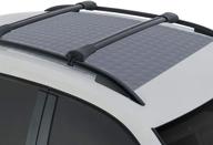 bdk anti-slip rooftop cargo mat - protective liner for roof cargo bags - non-adhesive rubber grip with scratch-proof cushioned layer (rm-001) logo