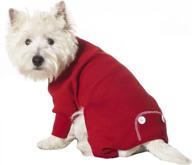 xx-small red fashion pet long john thermal dog pajamas - enhanced seo логотип