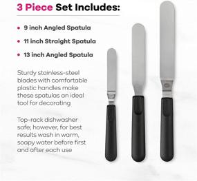 img 3 attached to 🍰 Wilton Cake Decorating Icing Spatula Set Review: 3-Piece Kit for Perfect Cake Decoration