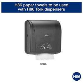 img 3 attached to 🧻 Tork 1-Ply Universal Hand Towel Roll, Y-Notch, 8.0" x 550' - Natural (Case of 12 Rolls)