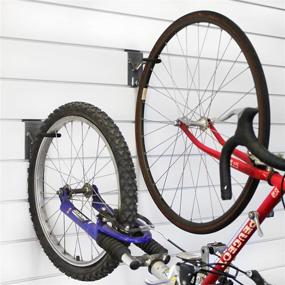 img 1 attached to 🚲 Proslat 13028 Gray Vertical Bike Hook for Proslat PVC Slatwall - Enhanced SEO