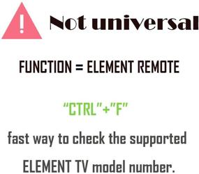 img 3 attached to Пульт дистанционного управления для телевизора Element замены для ELEFW247 ELEFW328 ELEFW248 ELEFW195 ELEFW505 ELEFW504 ELEFT506 ELEFT326 ELEFT407 ELEFW581 ELEFT222 ELEFT426 с щелочными батарейками GP (набор из 2)