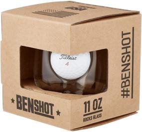 img 3 attached to 🏌️ BenShot Golf Ball Glass: Authentic US-Made 15oz Wine Glass with Real Golf Ball