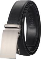 🔧 ducibutt ratchet genuine leather belts: adjustable men's belt accessories logo