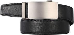 img 3 attached to 🔧 DUCIBUTT Ratchet Genuine Leather Belts: Adjustable Men's Belt Accessories