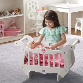 img 3 attached to 🛏️ Melissa & Doug Wooden Bedding in Inches
