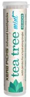 🌿 xero picks tea tree infused flavored toothpicks: fresh breath & minty bliss - 20 picks (1 pack) logo