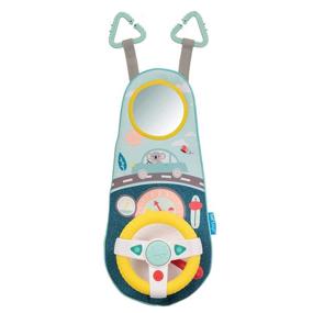 img 4 attached to Explore the Taf Toys Koala Car Wheel Toy: Enhance Toddler's Emotional Intelligence, Senses, and Motor Skills through Early Age Driving Imitation, Buttons Operated Sounds & Lights, and a Baby Safe Mirror!