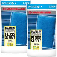 enhance water clarity with marineland ml90769 jh floss sleeve - magnum polishing internal filter (6 pack) логотип