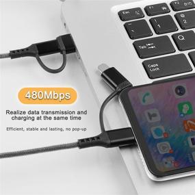img 1 attached to Charging Braided Ultra Durable L Phone Compatible Industrial Electrical