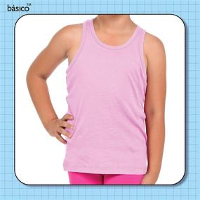 img 3 attached to 👚 FRESH TEE Girls Racer Tunic Tops for Girls' Clothing in Tees & Blouses