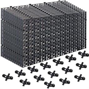 img 4 attached to 12-Piece Plastic Egg Crate Aquarium Fish Tank Divider – Bottom Tray Grid Isolation Board Partition Net Pane Separator for Mixed Breeding, Light Diffuser – Includes 15 Sucker Clips Suction Cups – Black