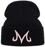 🧢 jun new brand majin buu winter hat - pink and black cotton knitted beanie for enhanced seo logo