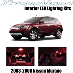 img 4 attached to Xtremevision Interior LED For Nissan Murano 2003-2008 (9 Pieces) Red Interior LED Kit Installation Tool