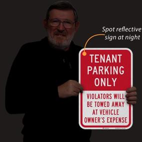 img 2 attached to 🚫 Reflective Violators of Tenant Parking Only