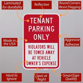 img 3 attached to 🚫 Reflective Violators of Tenant Parking Only