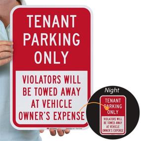 img 4 attached to 🚫 Reflective Violators of Tenant Parking Only