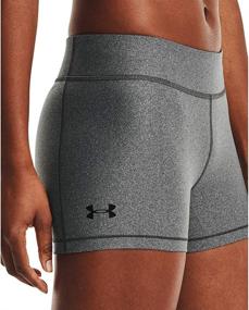 img 3 attached to 🩲 Enhanced Performance Women's HeatGear Mid Rise Shorty by Under Armour