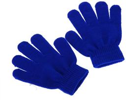 img 1 attached to Удобные зимние магические перчатки для мальчиков и девочек: Розовые растяжимые вязаные перчатки Pinksee для детей с поддержкой тепла.