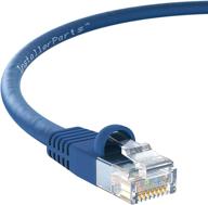 установщик installerparts кабель ethernet cat6 utp с заглушкой - 0,5 фута 🔌 голубой - профессиональная серия - кабель высокоскоростного интернета, сеть 10 гбит/сек, 550 мгц. логотип