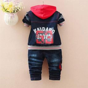 img 3 attached to T-Shirt Clothing Sets for Boys | Spring Autumn Little Clothing