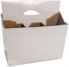 img 2 attached to Cardboard Carrier C Store Packaging White 24Pk