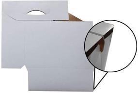 img 1 attached to Cardboard Carrier C Store Packaging White 24Pk