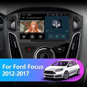 img 3 attached to 📱 High-performance Android 10 Car Stereo Radio for Ford Focus 2012-2017 - 9 inch GPS Navigation, DSP, Bluetooth, WiFi, MirrorLink - Auto Multimedia Player