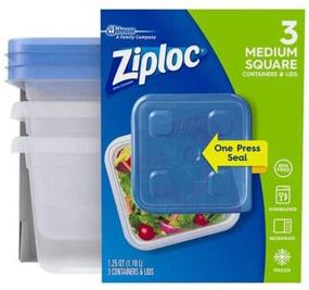 img 2 attached to 📦 1 Set of 3 Ziploc Medium Square Containers