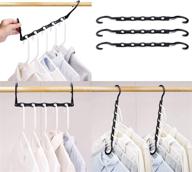 👚 effortlessly maximize closet space with house day black magic hangers - pack of 10 space-saving clothes hangers for heavy garments logo