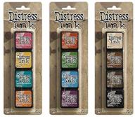 🎨 tim holtz distress mini ink pad kits bundle - ranger #1, #2, and #3 logo